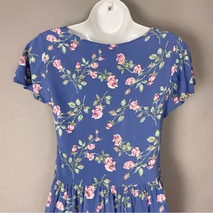 Urban Outfitters Babydoll Dress‎ Floral Mini Button-Up Top Tiered Skirt Feminine thumbnail 10