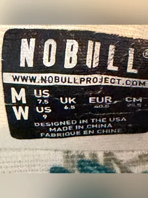 NOBULL Trainer Floral Shoes M7.5 W9 Multicolor Mesh Cross Training Sneakers thumbnail 9