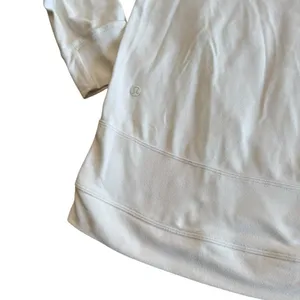 Lululemon Starting Place Hoodie White Rulu Fleece Full Zip Jacket Womens Size 6 thumbnail 11