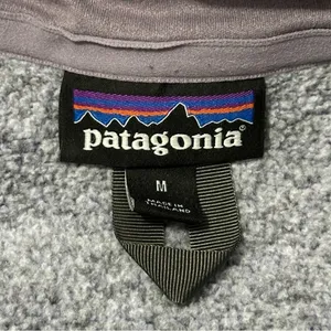 Patagonia Women’s Size M Heather Gray Quarter Zip Pullover Better Sweater thumbnail 4