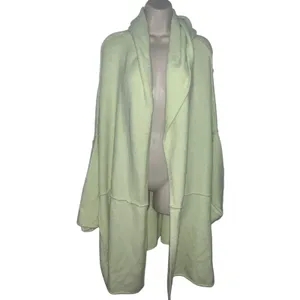 Free People Oversized Open Knit Cardigan Sweater Mint Green Size M/L OB1039497 thumbnail 3
