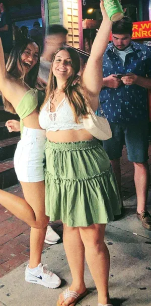 Forever 21 White Denim Skirt thumbnail 2