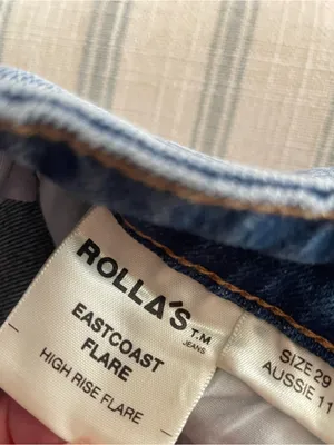 Rolla's Eastcoast Flare High Rise Jeans Size 29 Hemmed* thumbnail 4