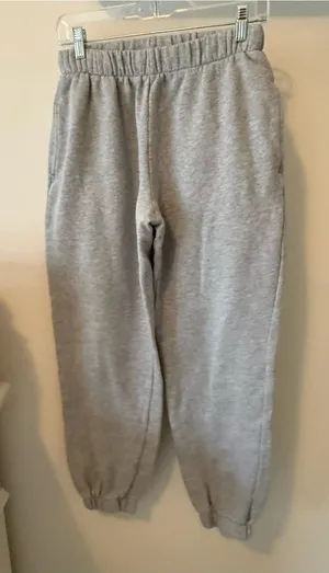 Brandy Melville Light Gray women’s  Jogger Sweatpants thumbnail 1