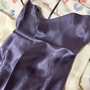 Reformation Lilac Purple Silk Midi Dress thumbnail 5