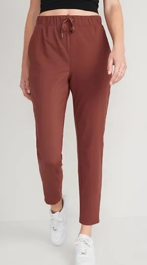 Old Navy Trident Maple High Waisted Powersoft Coze Edition Slim Taper Pants thumbnail 1