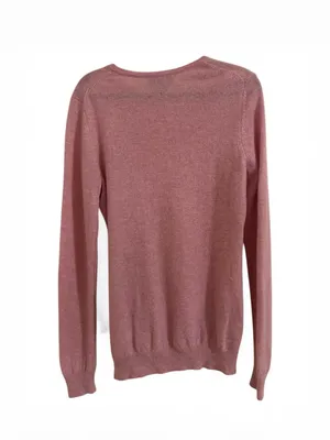 Charter Club 100% Cashmere Pink Crewneck Long Sleeve Sweater Women’s Size S thumbnail 3