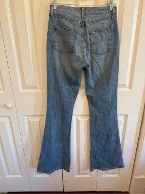 Ramy Brook High-Rise Helena Flare Jean Light Wash Waist 25" thumbnail 5