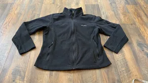 Columbia Jacket Womens Size XL Black Fleece Full Zip Mock Neck Pockets Outdoor thumbnail 2