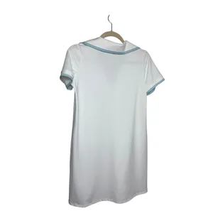 Addison Bay Easy Polo Dress in White Sz. S thumbnail 6