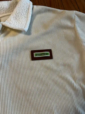 White Sherpa Quarter Button Jacket thumbnail 2