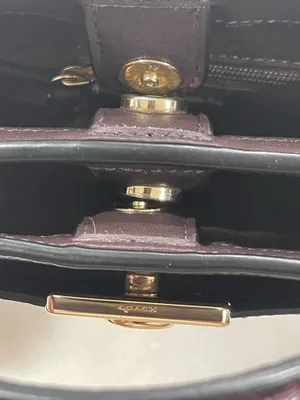 Nwt Coach Purse C8687 Mini Lane Top Handle Pebble Snake Leather Black thumbnail 4