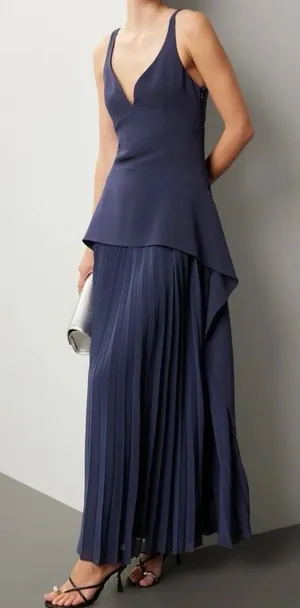 Simkhai Sequoia Sleeveless V Neck Midi Dress Size 8 thumbnail 1