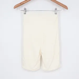 Naked Wardrobe Baby Mama Cream Biker Shorts Womens Small thumbnail 5