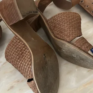 Diba True‎ Can’t Wait Sandal Women’s Size 8 Shoe Woven Brown Tan Leather thumbnail 8