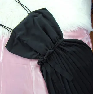 zizi by barbara chodos Vintage pleated midi dress thumbnail 2