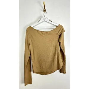 FREE PEOPLE Addie Layering Top in Winter Wheat Size X-Large thumbnail 10