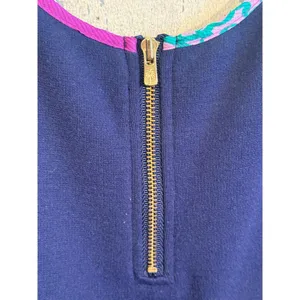 Lilly Pulitzer Blue Purple Floral Wrap Tank Dress, size Small thumbnail 6