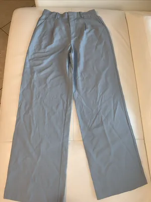 Zara women's dress pants, blue, size small thumbnail 1