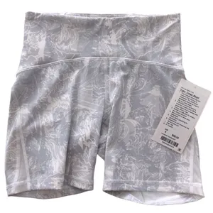 Lululemon Train Times Short 6 inseam Eternal Wave White / White Size 6 thumbnail 5