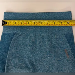Flex High Waisted Contouring Leggings Atlas Blue Marl Womens Small thumbnail 5