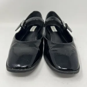 Steve Madden Solanna Mary Jane Flats Women's Size 10M‎ Black Patent Faux Leather thumbnail 6