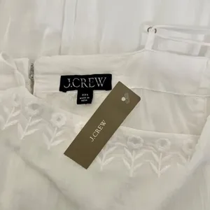 NWT!! J. CREW Sorrento Dress Cotton Voile Solid White Bridal Preppy XXS XX-Small thumbnail 12