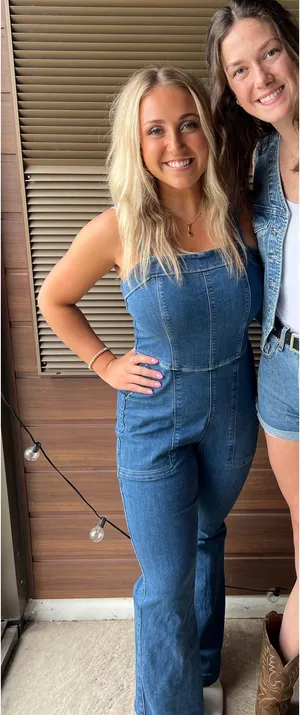Denim Jumpsuit thumbnail 1