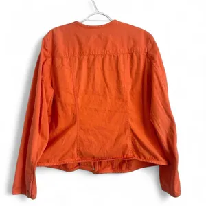 Pendleton Orange Women’s Button Down Jacket Size XL Western Fall Cotton‎ thumbnail 2