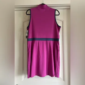 NWT PGA TOUR Women's Sl Colorblock Dress Sz L thumbnail 4