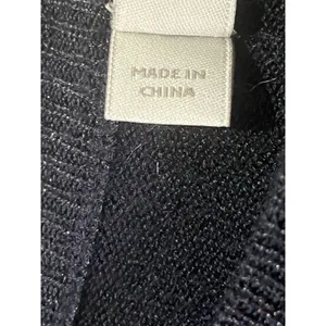 Hobbs London Black Glitter Star Crewneck Sweater Pullover Size Small Metallic thumbnail 6