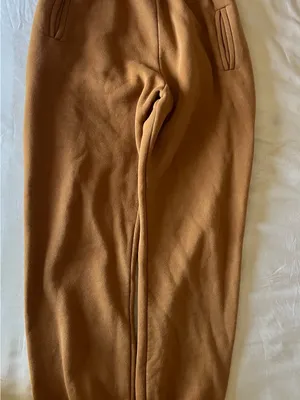 Women’s Green and Brown Elastic Waist Sweatpants thumbnail 3