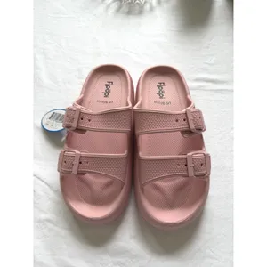 Floopi Womens Pink Cloud Slides Double Buckle Adjustable Sandals Size 9 EU 40 thumbnail 6