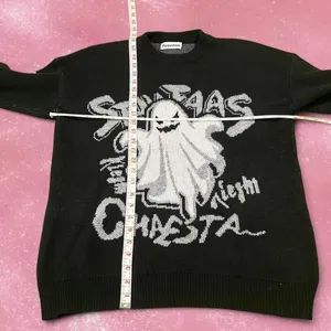 Source Unknown Halloween Ghost Sweater thumbnail 5