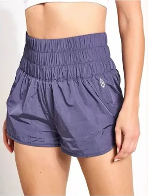 Free People Movement Purple The Way Home Shorts Medium Women thumbnail 1