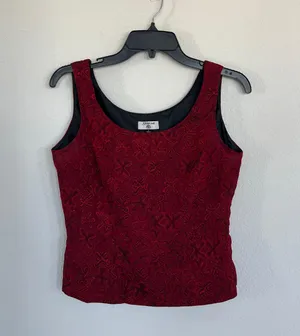 Stresa Vintage 90’s Whimsigoth Vampy Top Size 4 thumbnail 1