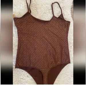 - Skims (B22) Logo Mesh Foil Cami Bodysuit NWT THONG xxs thumbnail 4