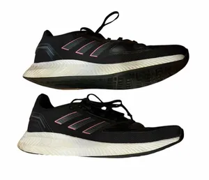 Adidas Runfalcon 2.0 Black Screaming Pink Women’s Size 10 thumbnail 1