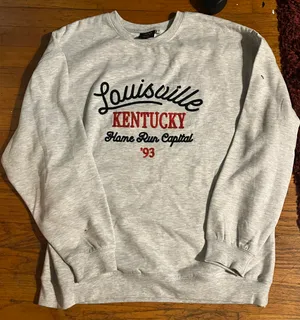 Factorie Embroidered Crewneck Sweatshirt thumbnail 1