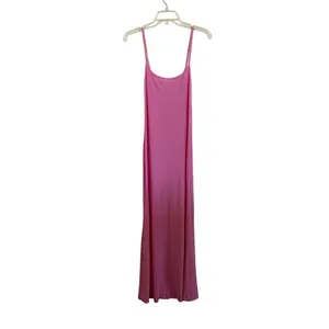 Skims Soft Lounge Long Slip Dress in Cotton Candy Pink size XL - RARE! NWT thumbnail 4
