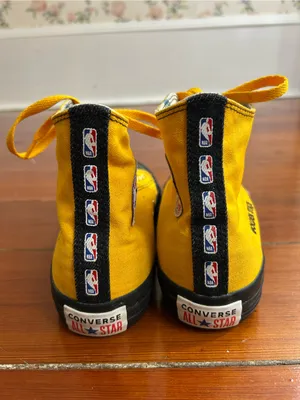 Converse Chuck Taylor NBA Golden State Warriors High Tops Men’s 7 Women’s 9 👽🧡 thumbnail 3