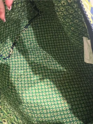 FLAWED Vera Bradley Rythm & Blue Paisley Print Travel Bag thumbnail 7