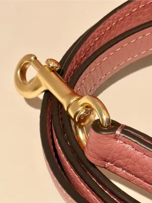 NEW Coach Medium Rowan Satchel Peony Pink Signature Refined Pebble Leather CCD50 thumbnail 10