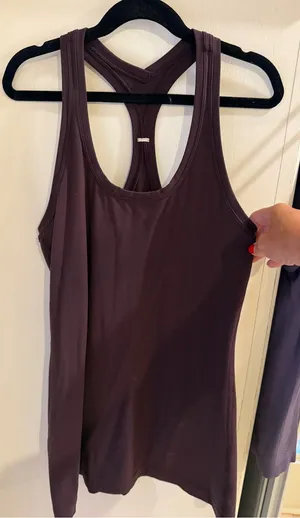 Lululemon Racerback Tank Top - dark plum! Size 4/6 thumbnail 1