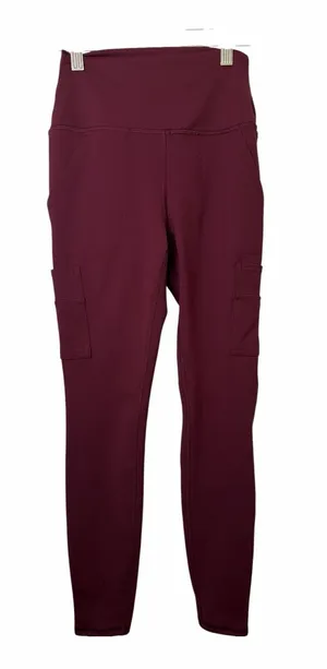 Spyder Women’s Cargo Leggings in Burgundy thumbnail 1