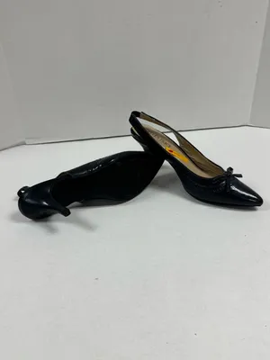 Ellen Tracy - Bindy- Dark Blue Classic Kitten-heel Pump - Size‎ 8. thumbnail 11