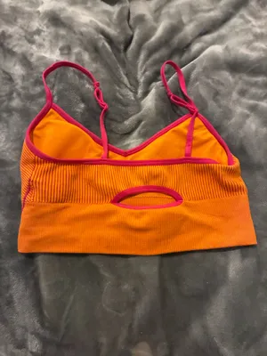 Offline By Aerie Aerie Bright Corset Sports Bra Top thumbnail 3