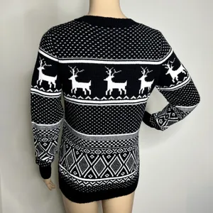 Old Navy Reindeer Faire Isle Crewneck Sweater thumbnail 3