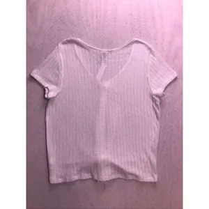 Sanctuary Top Women XL White Tie Front Button V-Neck Short Sleeve CT3335P11 thumbnail 8
