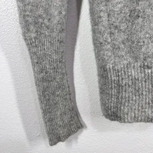 J.Crew Merino Wool Alpaca Blend Turtleneck‎ Sweater Womens Small Gray Soft Chic thumbnail 7